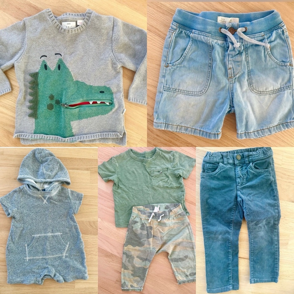 Toddler boys Clothing Bundle- Zara , crewcuts , gap- mostly 2t see listing